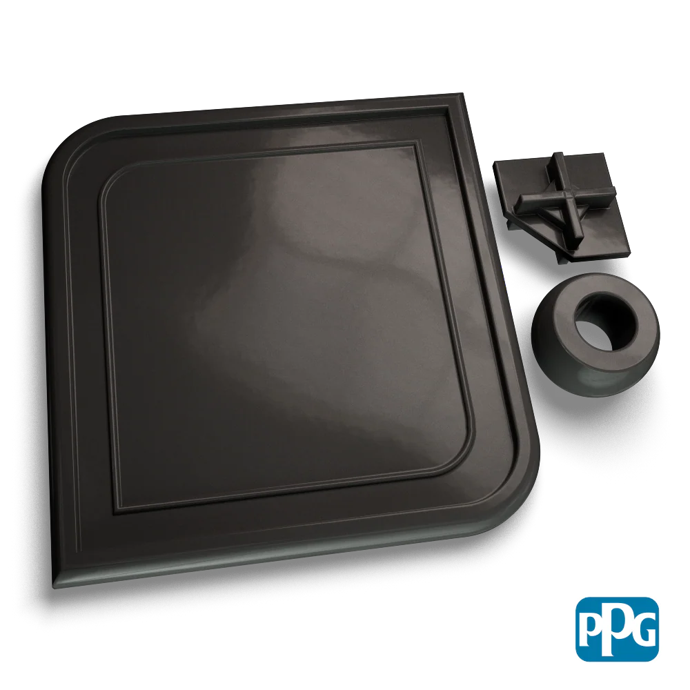 Small Batch PPG Powder Coatings BLACK STRUCTURE
