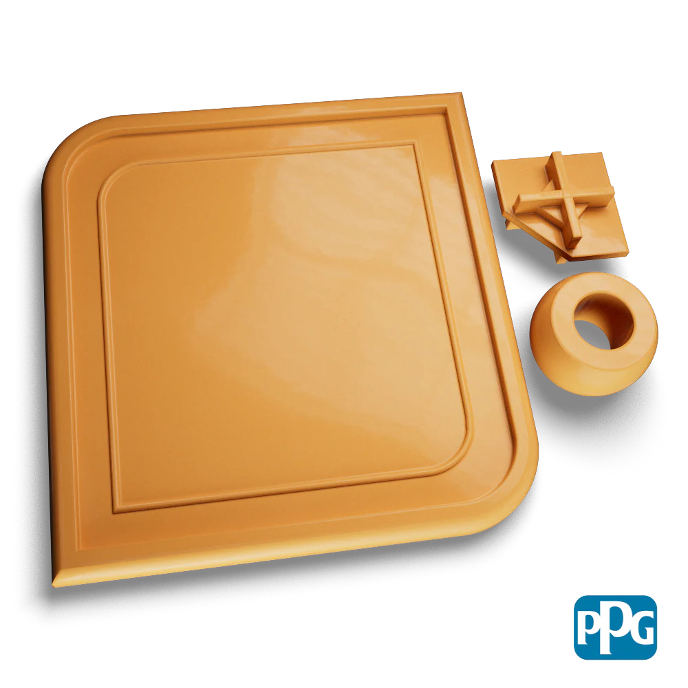 INDUSTRIAL YELLOW Powder Coating