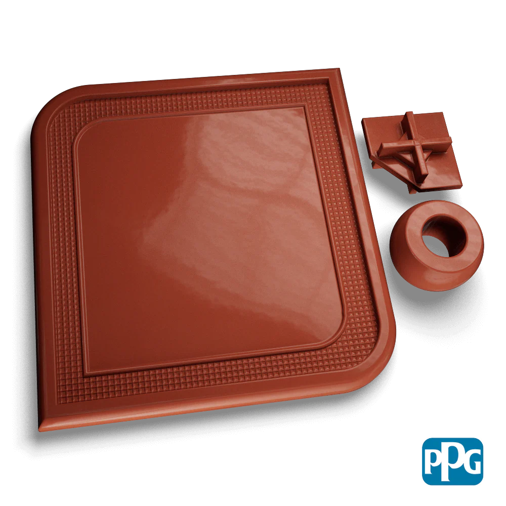 Small Batch PPG Powder Coatings RAL 8004 COPPER BROWN