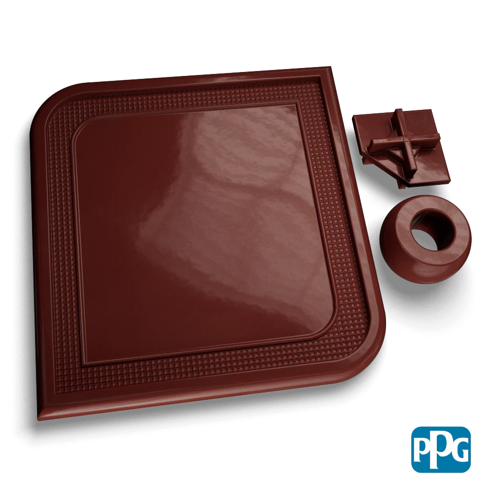 RAL 8015 CHESTNUT BROWN AAMA 04 Powder Coating