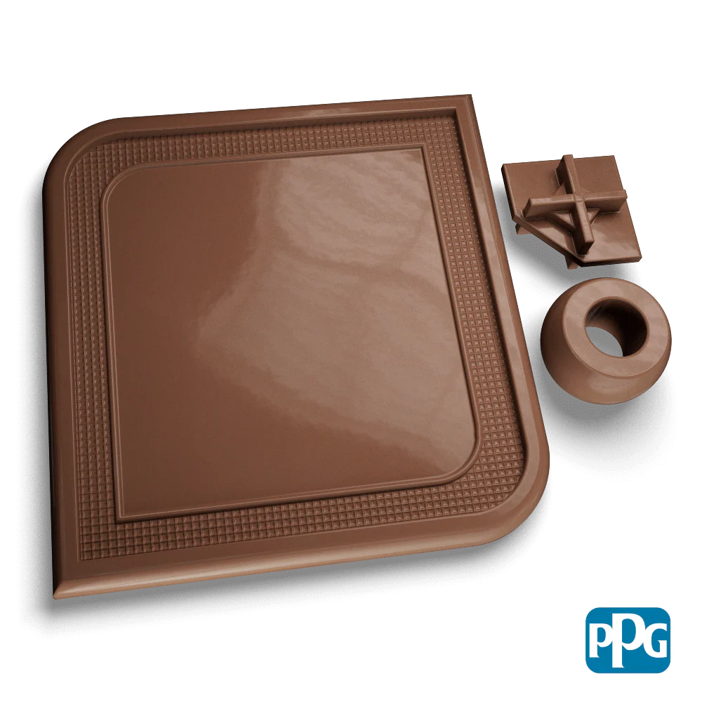 RAL 8025 PALE BROWN AAMA 04 Powder Coating