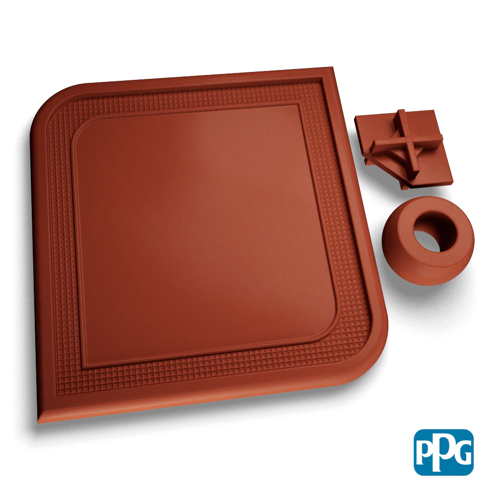 RAL 8004 COPPER BROWN MATTE AAMA 04