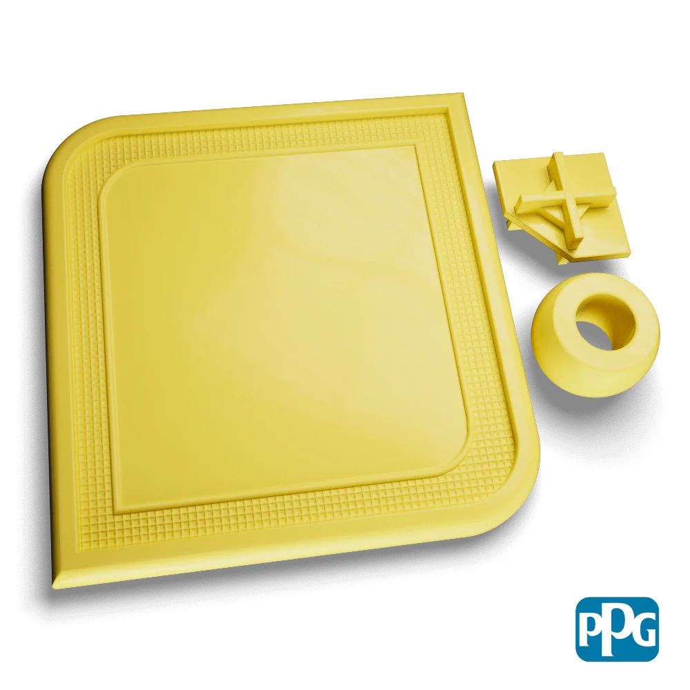 Small Batch PPG Powder Coatings RAL 1016 SULFUR YELLOW