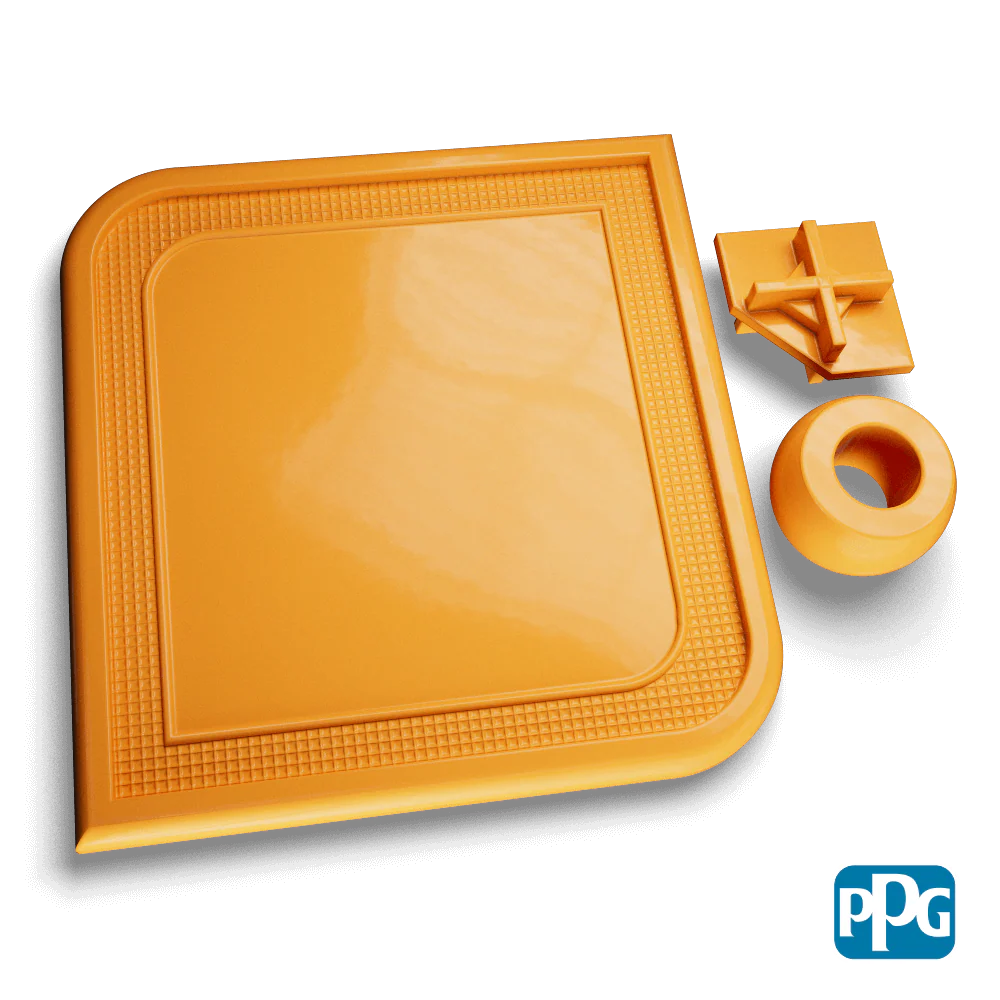 Small Batch PPG Powder Coatings RAL 1033 DAHLIA YELLOW