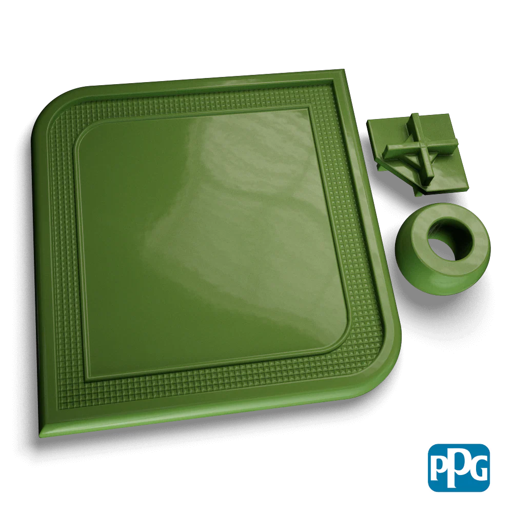 Small Batch PPG Powder Coatings RAL 6010 GRASS GREEN