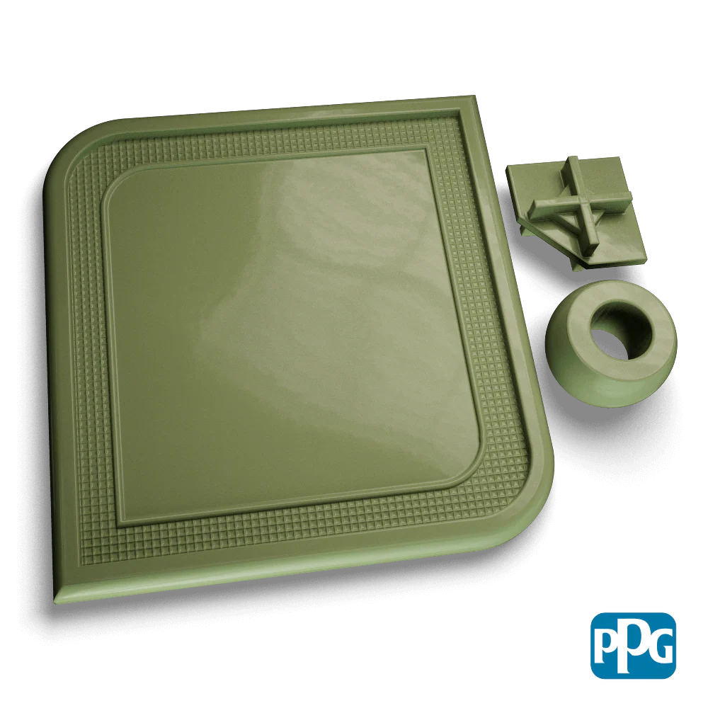 Small Batch PPG Powder Coatings RAL 6011 RESEDA GREEN