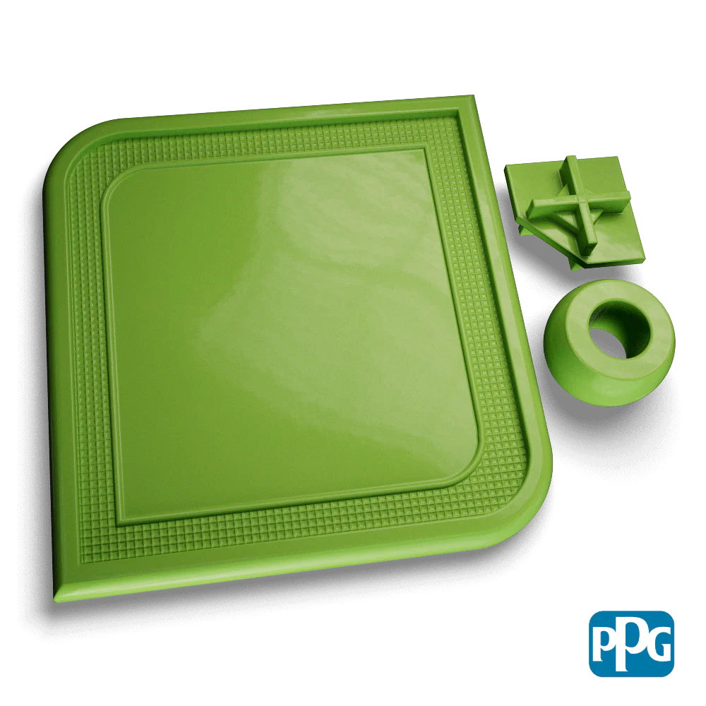 RAL 6018 YELLOW GREEN Powder Coating