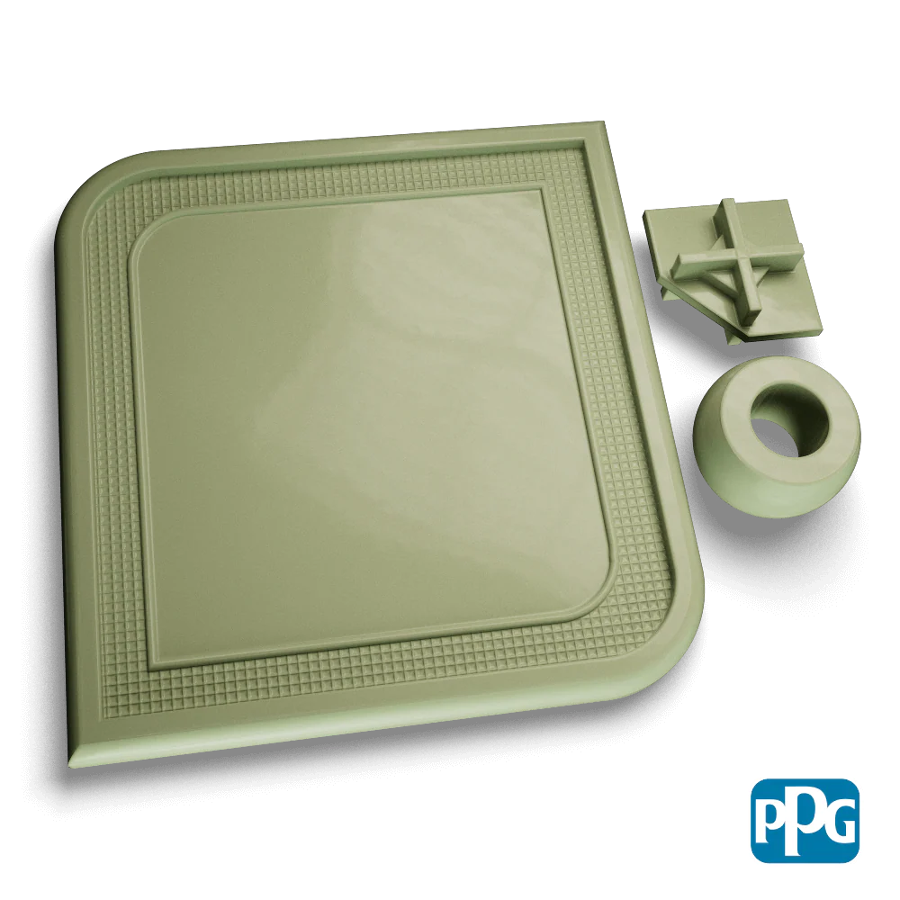 Small Batch PPG Powder Coatings RAL 6021 PALE GREEN AAMA 04