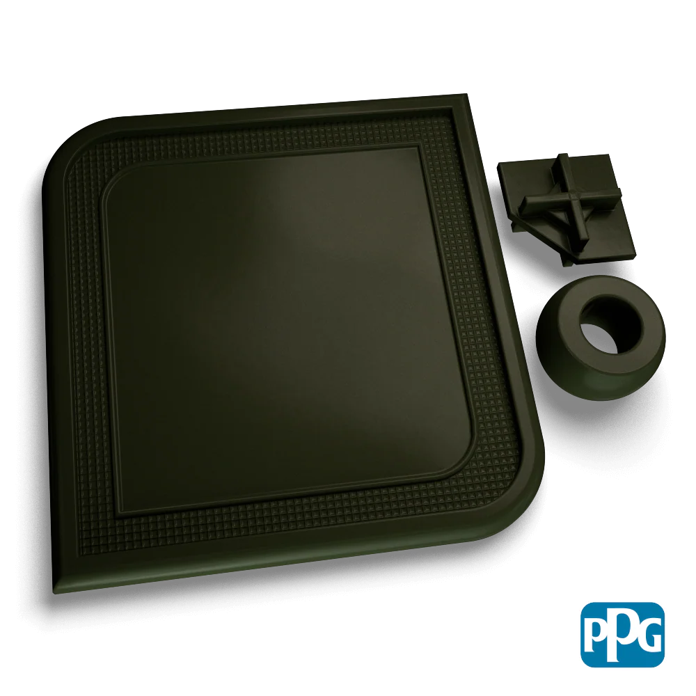 RAL 6007 BOTTLE GREEN MATTE AAMA 04
