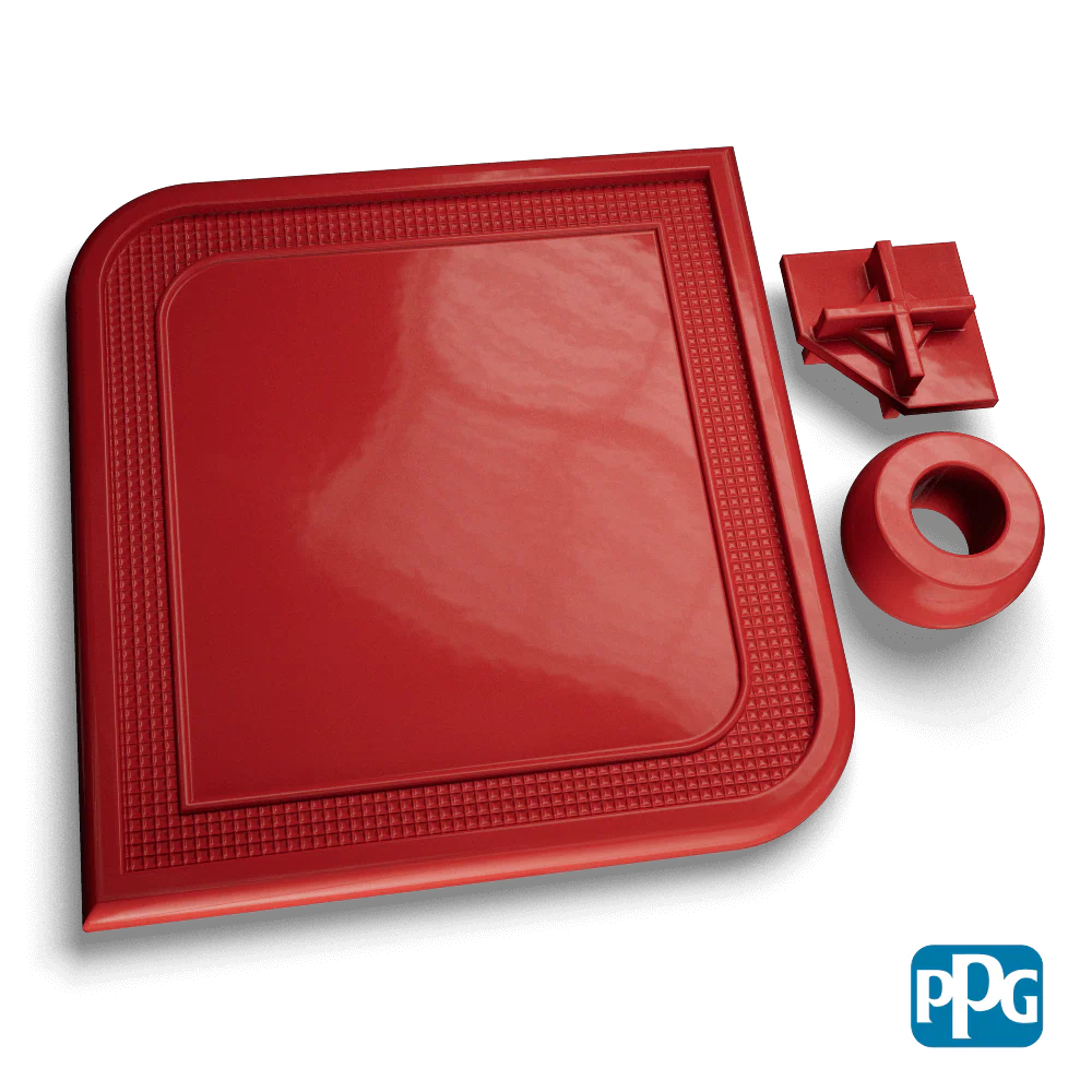 Small Batch PPG Powder Coatings RAL 3016 CORAL RED