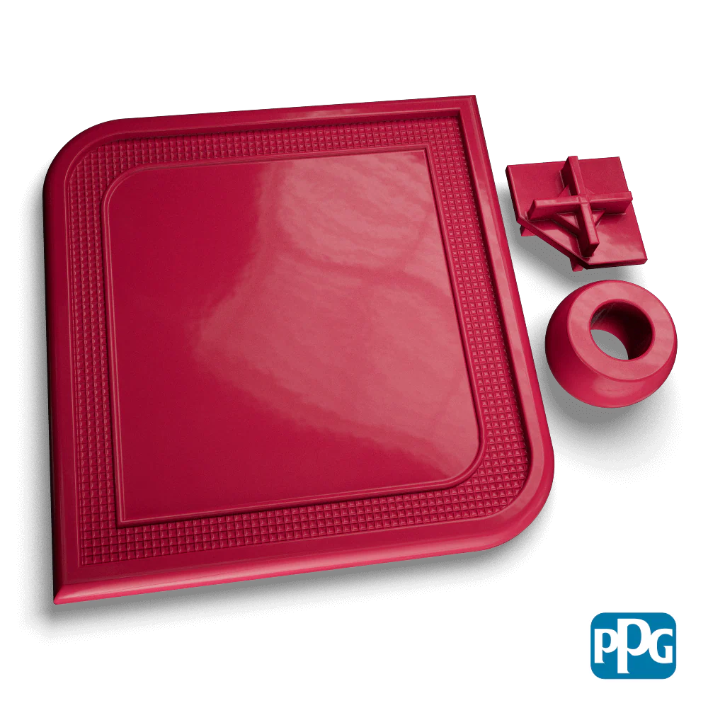 Small Batch PPG Powder Coatings RAL 3027 RASPBERRY RED