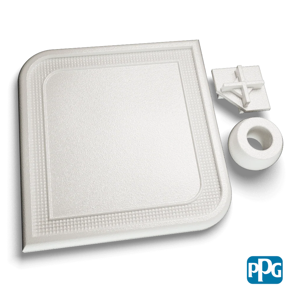 SMALL BATCH RAL 9003 SIGNAL WHITE TEXTURE