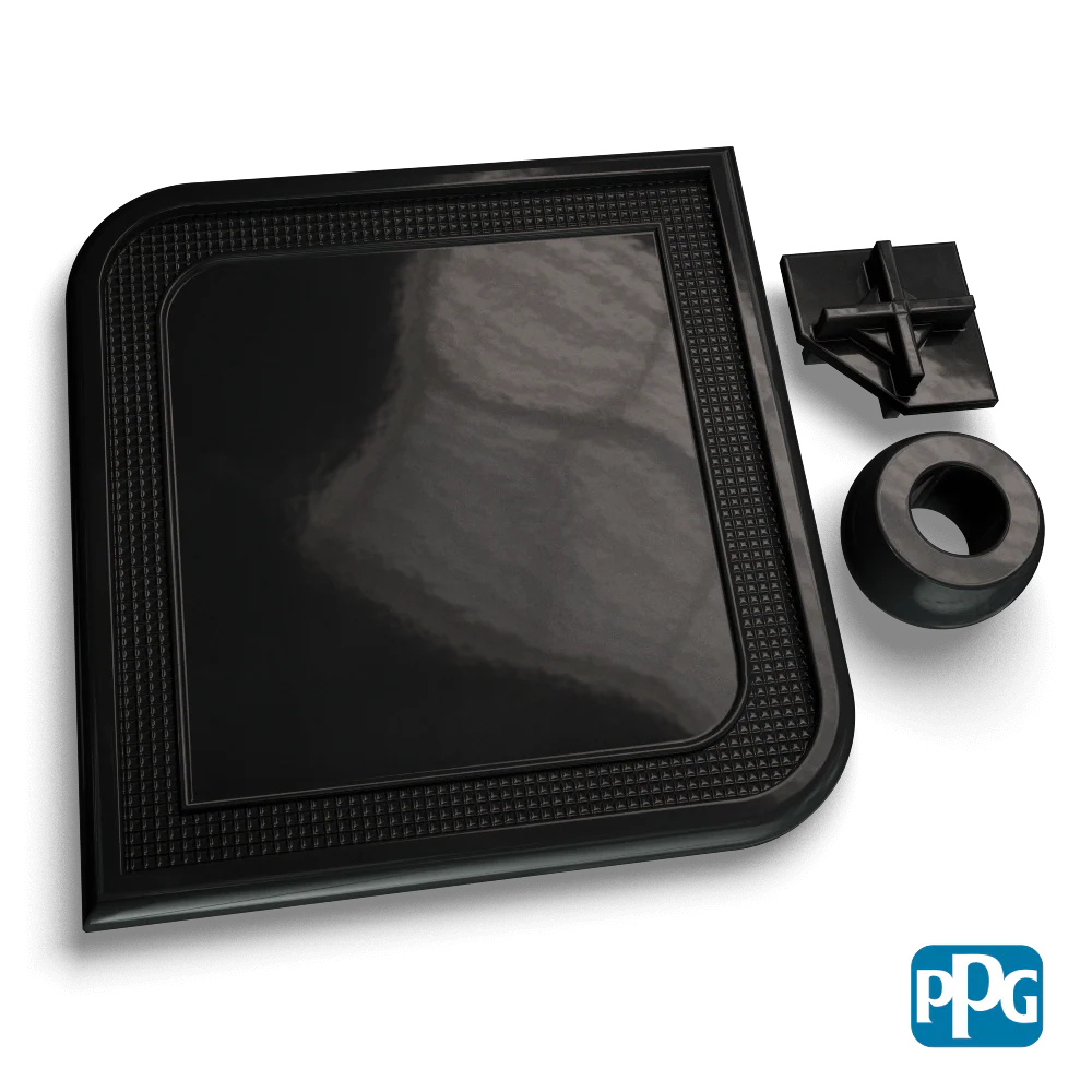 RAL 9011 GRAPHITE BLACK AAMA 04 Powder Coating