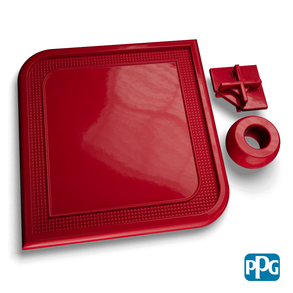 Small Batch PPG Powder Coatings RAL 3002 CARMINE RED