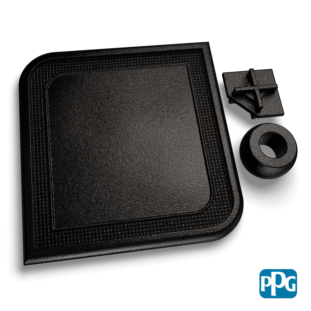 Small Batch PPG Powder Coatings RAL 9005 JET BLACK TEXTURE