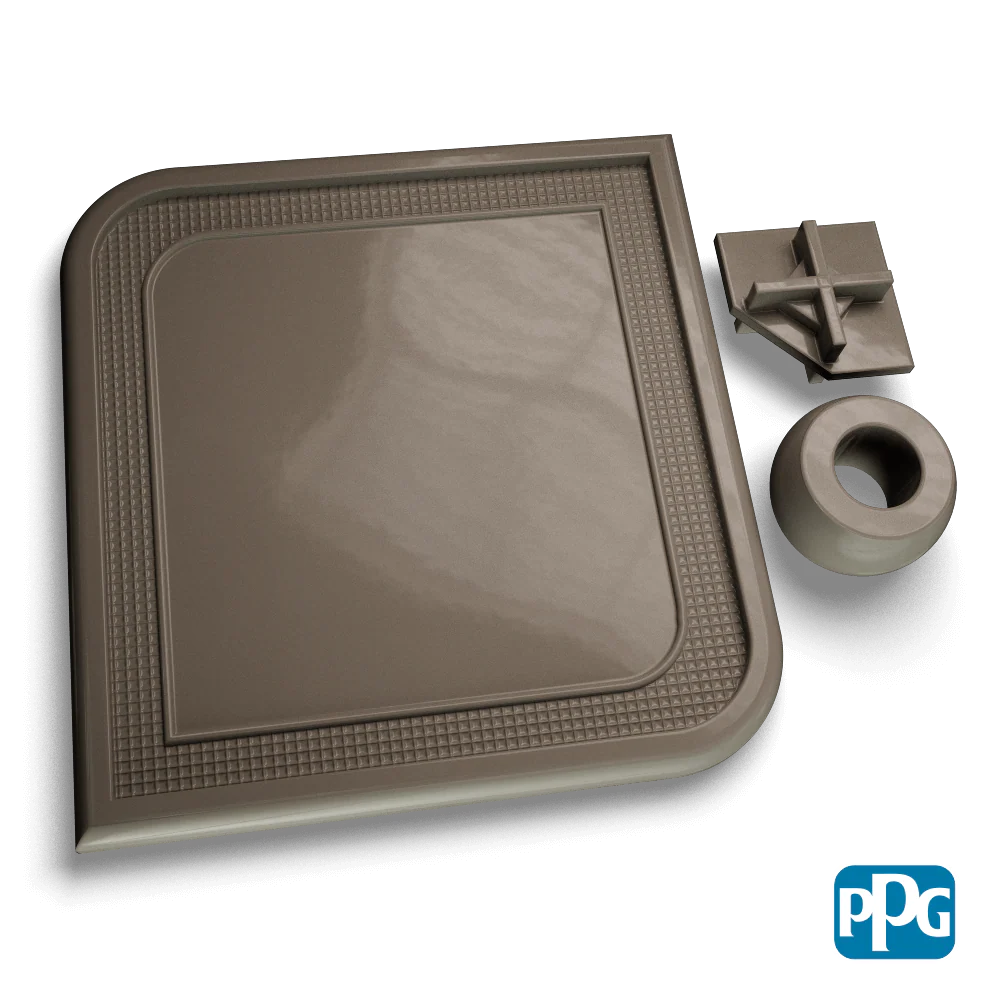 Small Batch PPG Powder Coatings RAL 7039 QUARTZ GRAY AAMA 04